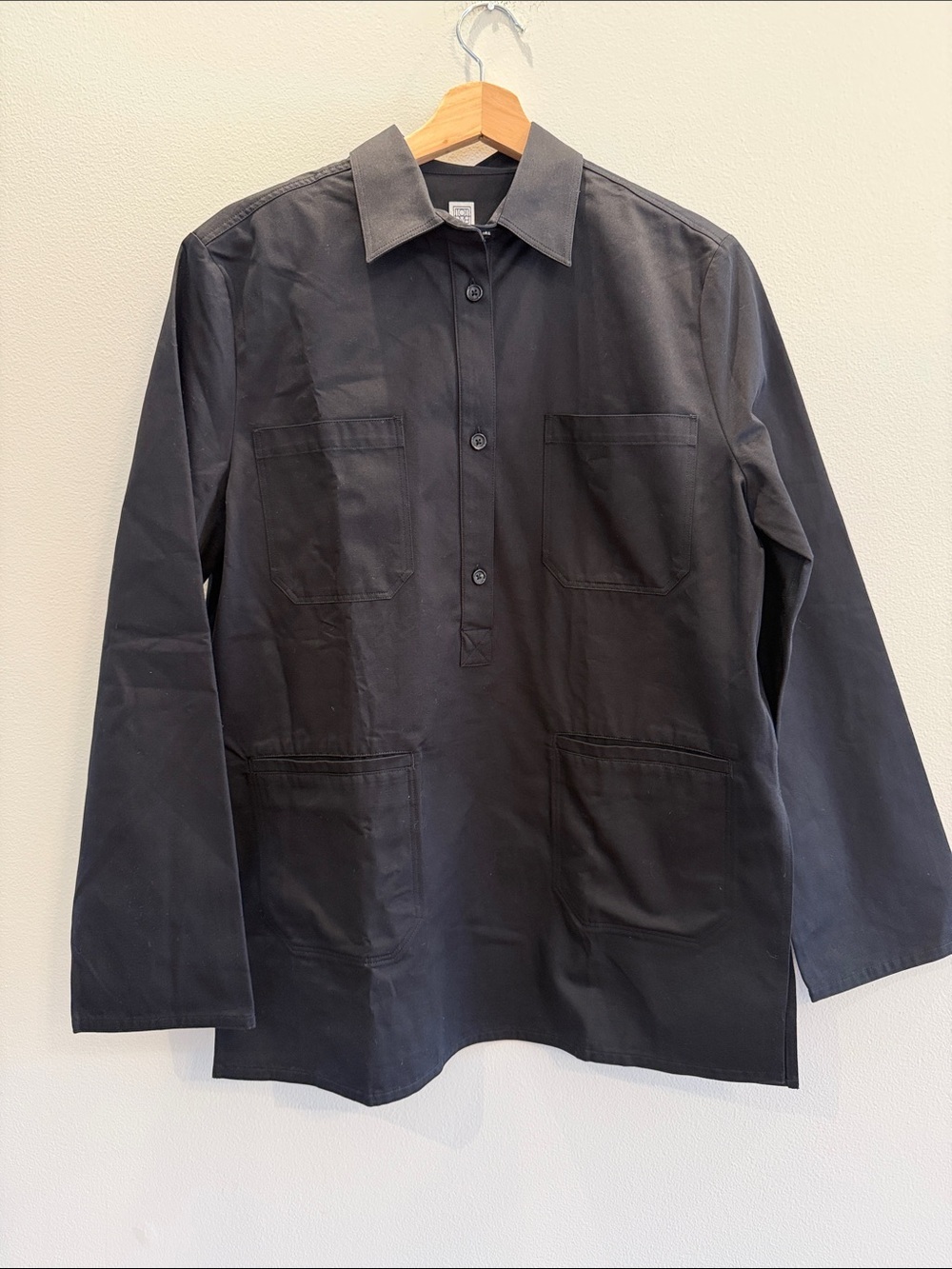 TOTEME - Cotton Twill Shirt W/pockets - Picture 4 of 11